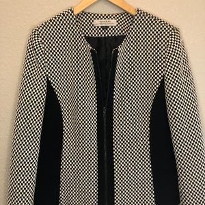 TAHARI | B&W Check Blazer | Sz 14